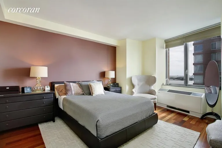 New York City Real Estate | View 30 West Street, 17E | Master Bedroom | View 2