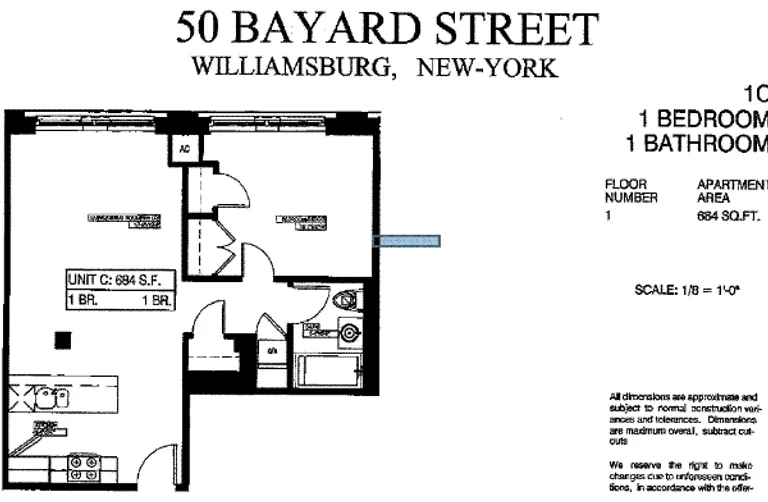 50 Bayard Street, 1C | floorplan | View 5