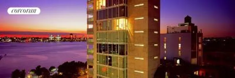New York City Real Estate | View 166 Perry Street, 3D | River view night | View 3