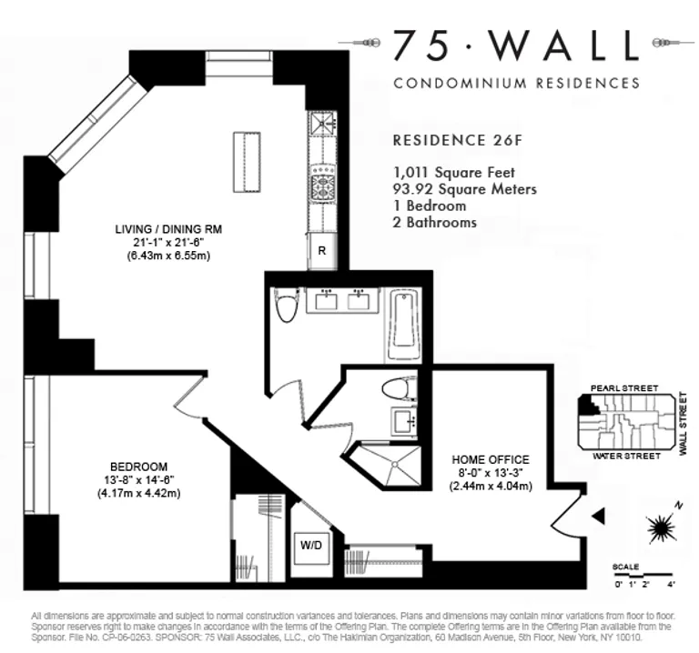 75 Wall Street, 26F | floorplan | View 5