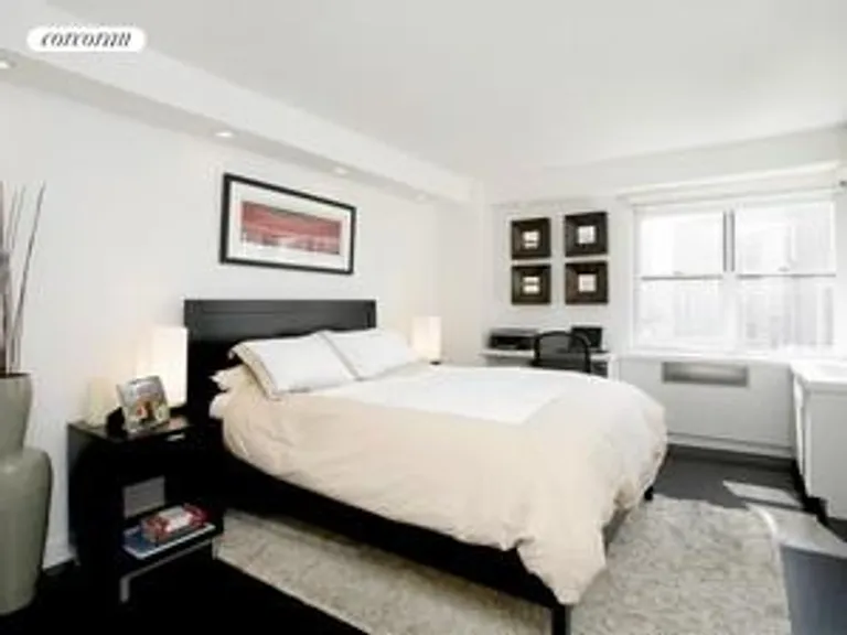 New York City Real Estate | View 300 East 71st Street, 10B | Master Bedroom, Double Exposure, Desk Area | View 3