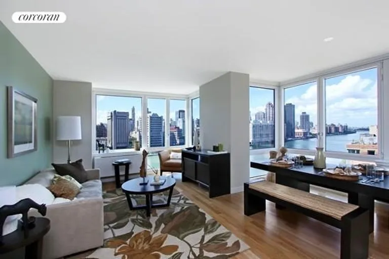 New York City Real Estate | View 415 Main Street, 8G | 3 Beds, 3 Baths | View 1