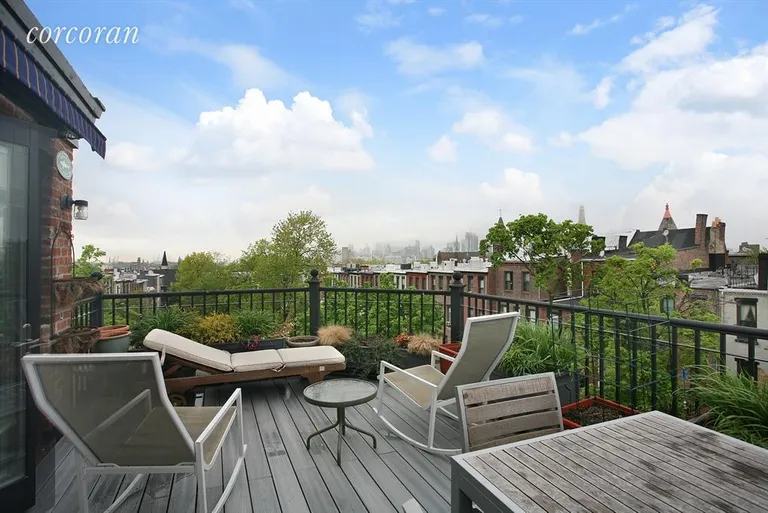 New York City Real Estate | View 153 Lincoln Place, 3C | Roof Deck | View 6