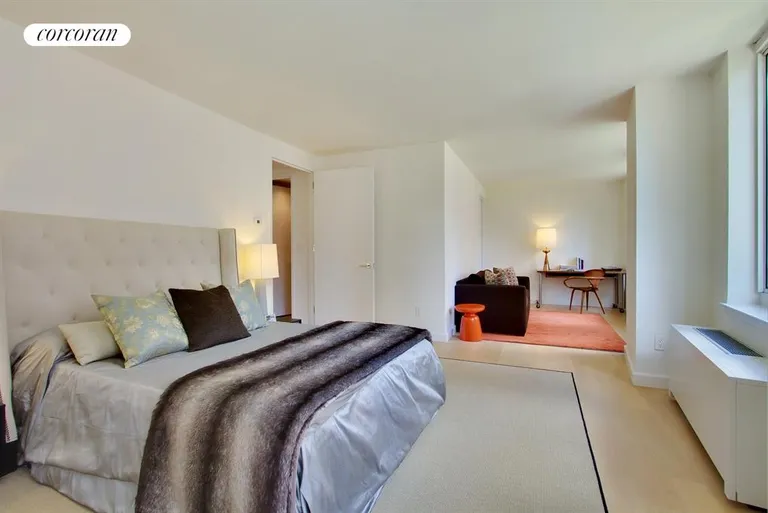 New York City Real Estate | View 333 Rector Place, 904 | Master Bedroom | View 2