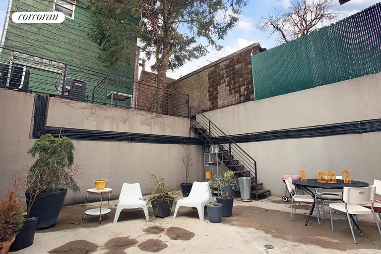 New York City Real Estate | View 292 Powers Street, 1A | Back Yard | View 12