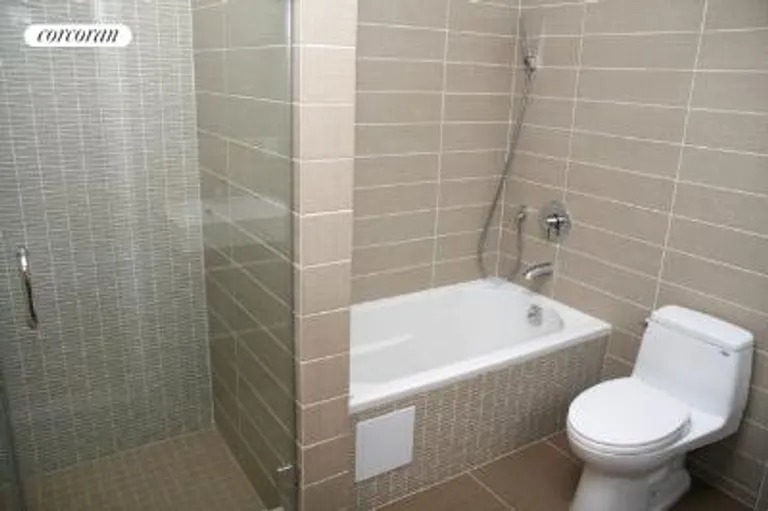 New York City Real Estate | View 155 Newell Street, 4B | Jacuzzi tub and separate shower | View 5