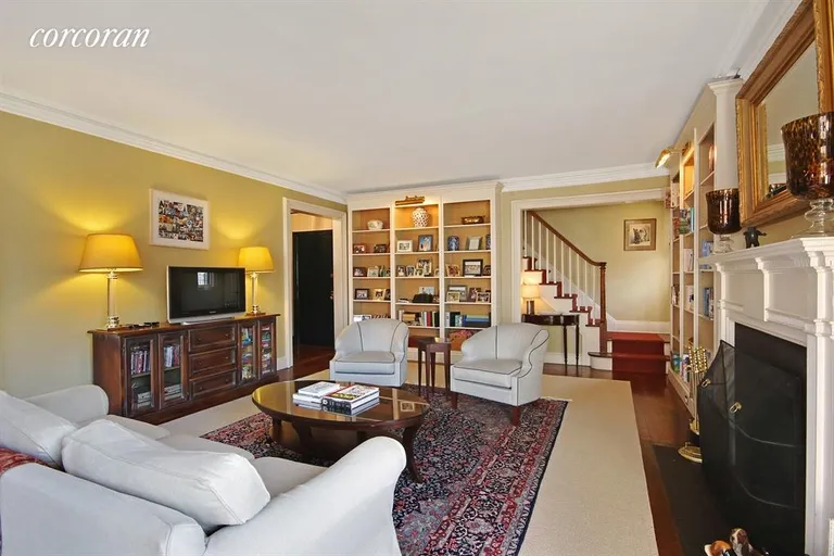 New York City Real Estate | View 25 Remsen Street, 5 | Elegant layout, wbfp and stairs to upper floor. | View 2