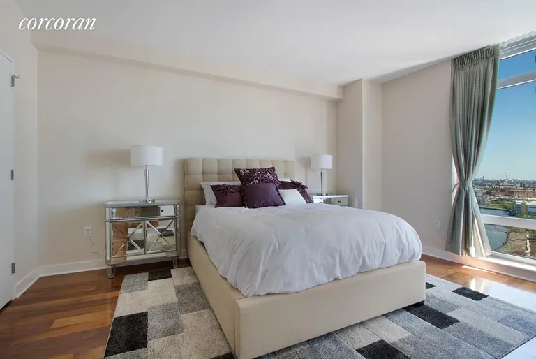 New York City Real Estate | View 2 Northside Piers, 18H | Master Bedroom | View 4