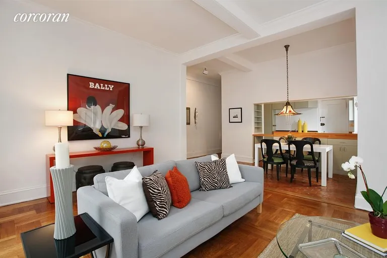New York City Real Estate | View 40 West 67th Street, 10A | Living Room / Dining Room | View 2