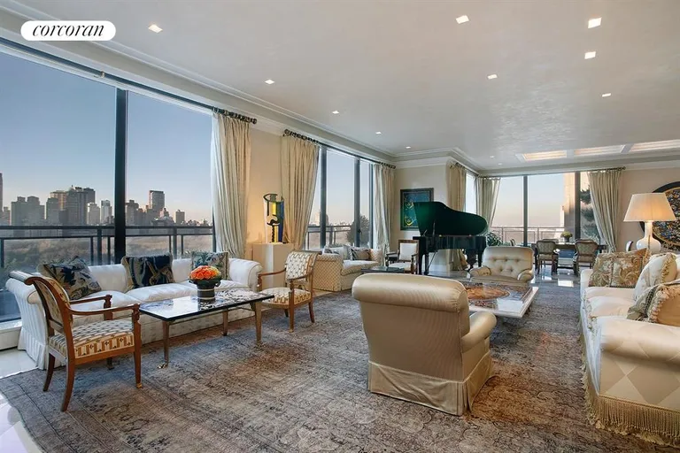 New York City Real Estate | View 785 Fifth Avenue, PH17-18 | Grand Salon Overlooking Central Park | View 3