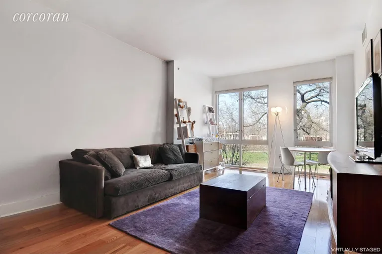 New York City Real Estate | View 415 Leonard Street, 2C | Living Room | View 9