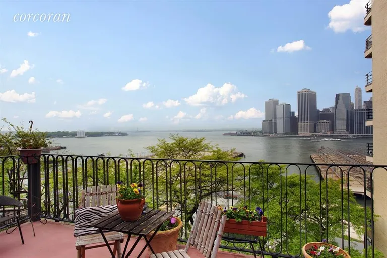New York City Real Estate | View 162 Columbia Heights, 5 | Deck | View 14