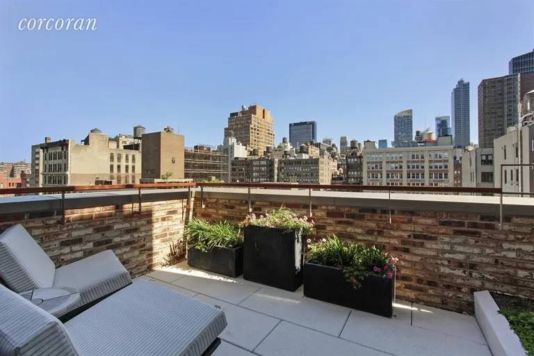 New York City Real Estate | View 124 West 23rd Street, 12A | Terrace 2 | View 12