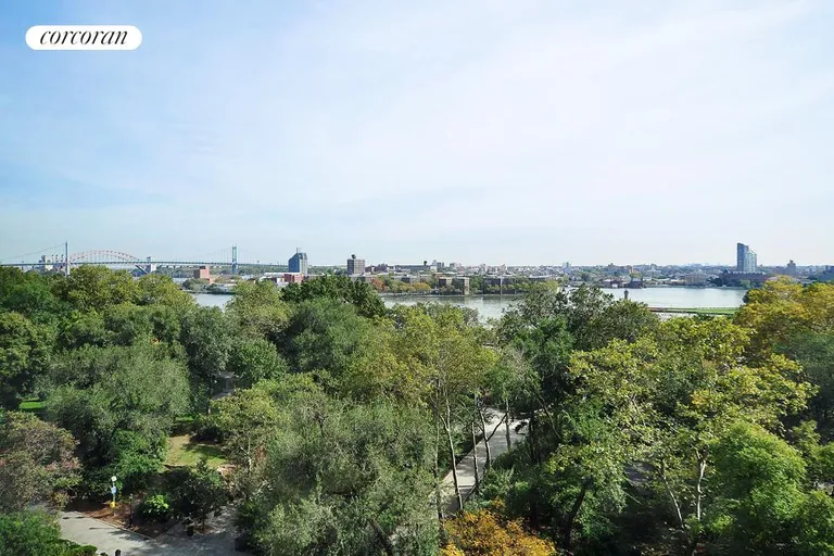 New York City Real Estate | View 130 East End Avenue, 9B | Views of the East River and Carl Schurz Park | View 5