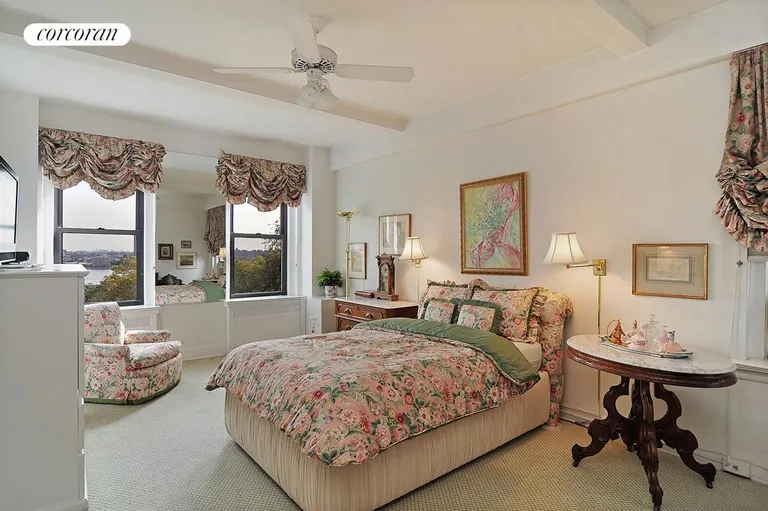 New York City Real Estate | View 130 East End Avenue, 9B | Master Bedroom | View 8