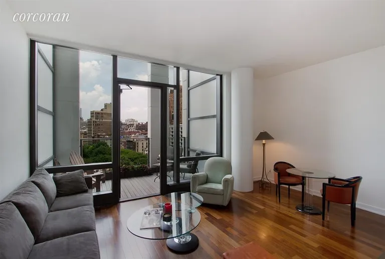 New York City Real Estate | View 101 Warren Street, 9E | 1 Bed, 2 Baths | View 1