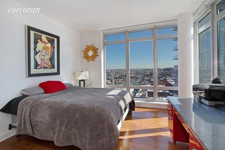 New York City Real Estate | View 2 Northside Piers, 24L | 2nd Bedroom | View 5