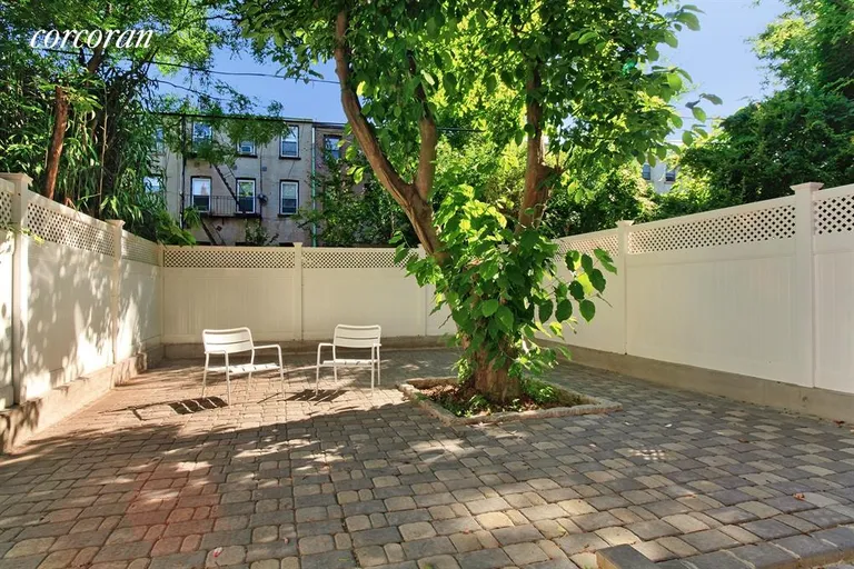 New York City Real Estate | View 416 Pacific Street | Quiet and private backyard | View 12