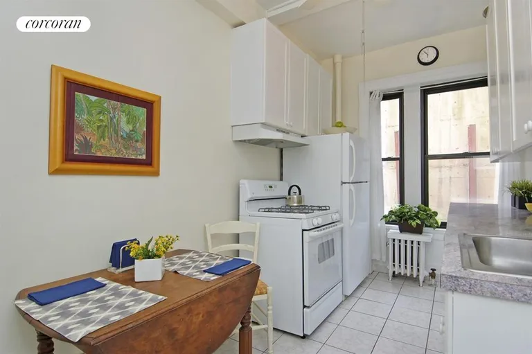 New York City Real Estate | View 150 West 95th Street, 1D | Oversized Windowed Eat-In Kitchen | View 3