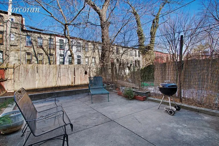 New York City Real Estate | View 585 MacDonough Street | Back Yard | View 16