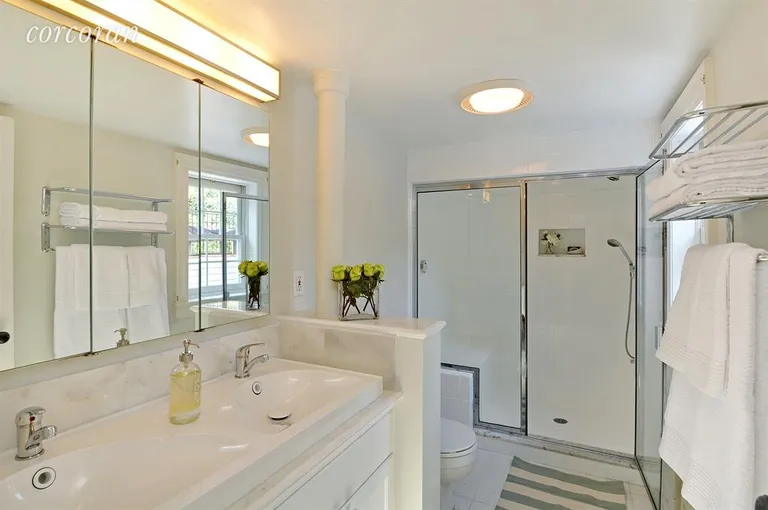 New York City Real Estate | View 25 Middagh Street | Master Double sink Bathroom | View 7