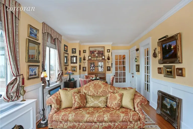 New York City Real Estate | View 222 Riverside Drive, PH3E | Living Room / Dining Room | View 2