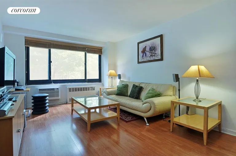 New York City Real Estate | View 195 Willoughby Avenue, 107 | Living Room | View 6