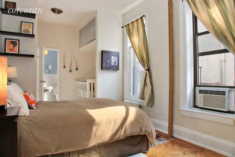 New York City Real Estate | View 164 Sterling Place, 4B | Master bedroom w/ ensuite bath + office "nook" | View 2
