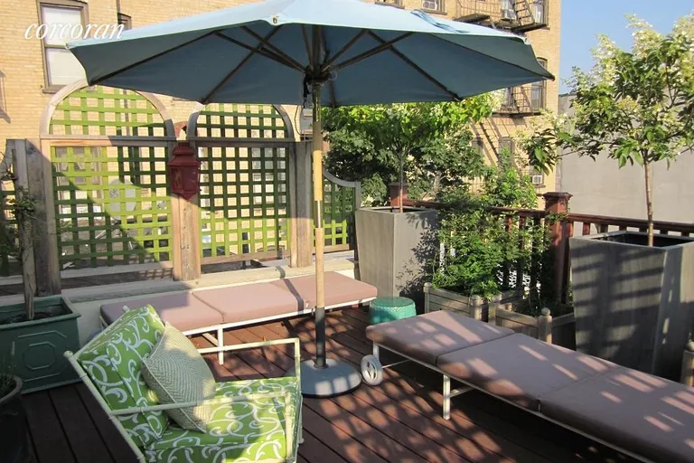 New York City Real Estate | View 17 Chester Court | Deck off master bedroonm | View 12