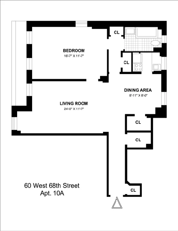 60 West 68th Street, 10A | floorplan | View 11