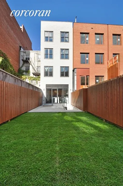 New York City Real Estate | View 288 Sackett Street | Large south garden | View 9