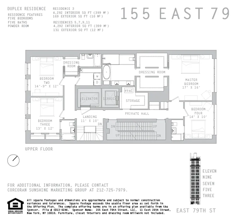 155 East 79th Street, DUPLEX 9 | floorplan | View 27