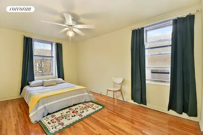New York City Real Estate | View 243 McDonald Avenue, 6d | Master bedroom with double exposure | View 3