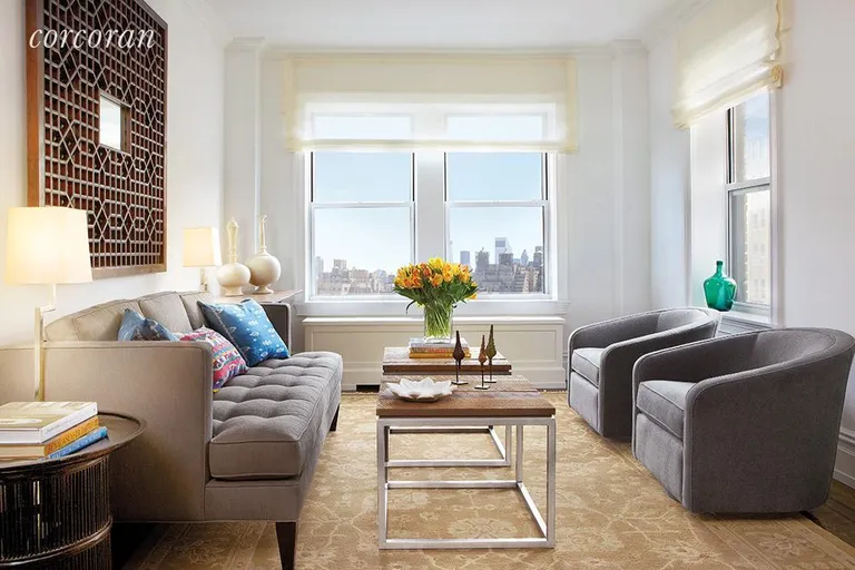 New York City Real Estate | View 165 West 91st Street, 8A | 165 W 91 - 14A Living Room | View 3