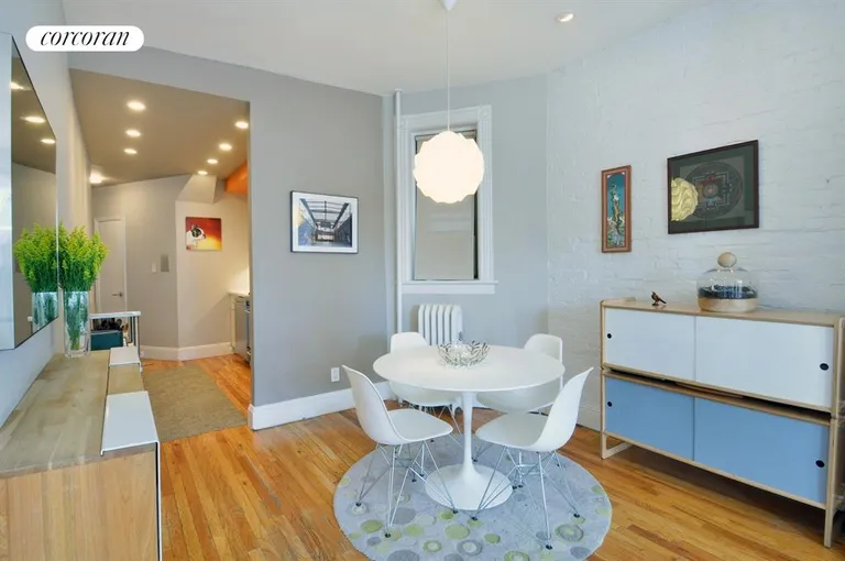 New York City Real Estate | View 749 Union Street, 3R | Cozy ambiance w/dining room just off the kitchen | View 3
