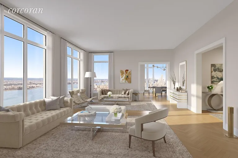 New York City Real Estate | View 30 Park Place, 54C | 2 Beds, 2 Baths | View 1