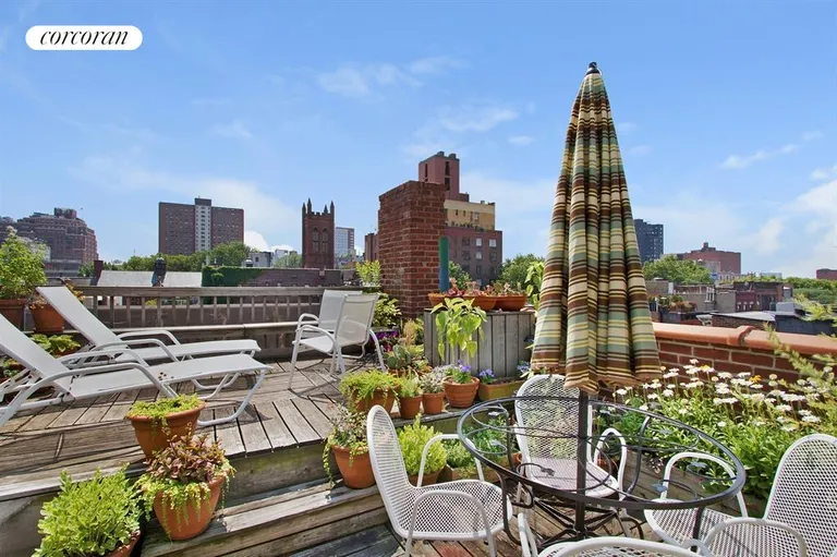 New York City Real Estate | View 429 West 22nd Street, 4G | One of two private terraces. | View 5