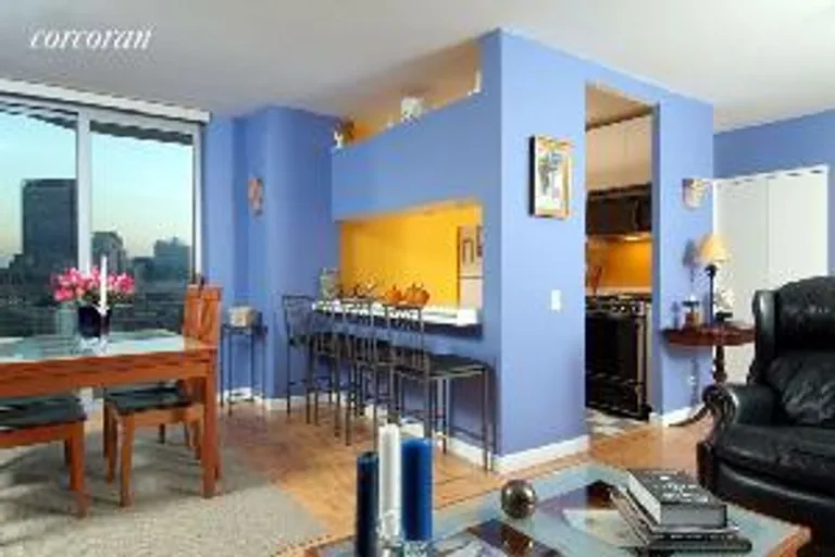 New York City Real Estate | View 500 West 43rd Street, 31C | 1 Bed, 2 Baths | View 1
