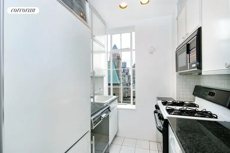 New York City Real Estate | View 350 West 57th Street, 16A | Kitchen | View 9