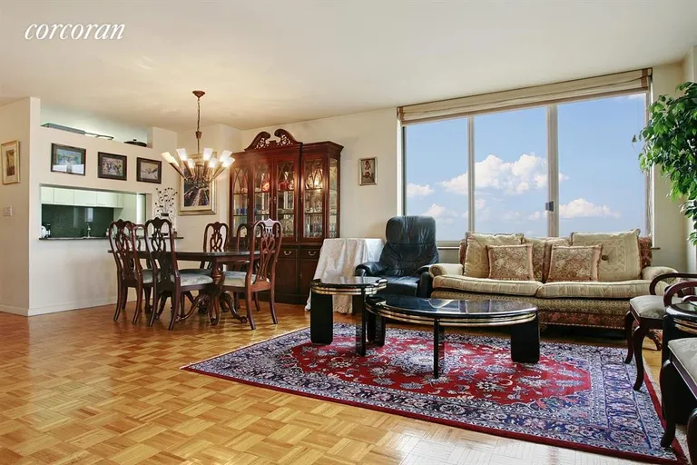 New York City Real Estate | View 200 East 89th Street, 38D | Living Room / Dining Room | View 2