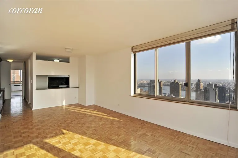 New York City Real Estate | View 200 East 89th Street, 38D | Pass-thu kitchen, washer-dryer in powder room | View 2