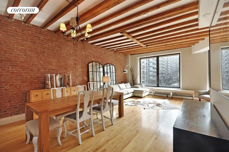 New York City Real Estate | View 542 Laguardia Place, 3A | Living Room / Dining Room | View 4