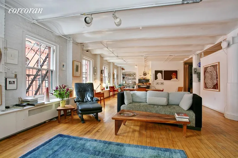 New York City Real Estate | View 76 Laight Street, 4 | Living Room | View 2