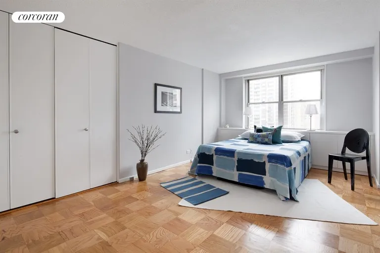 New York City Real Estate | View 345 East 86th Street, 15D | Master Bedroom | View 3