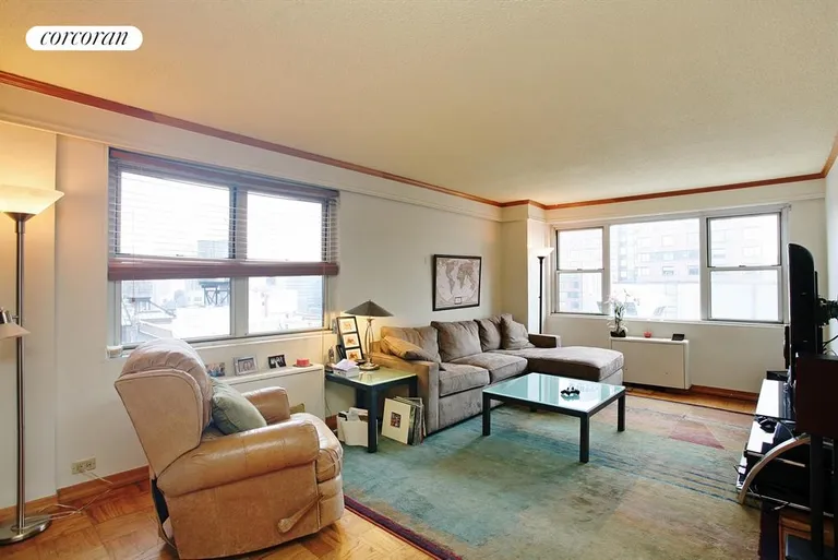 New York City Real Estate | View 77 East 12th Street, 19A | Living Room | View 10