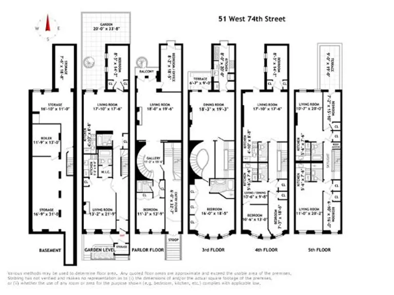 51 West 74th Street | floorplan | View 9