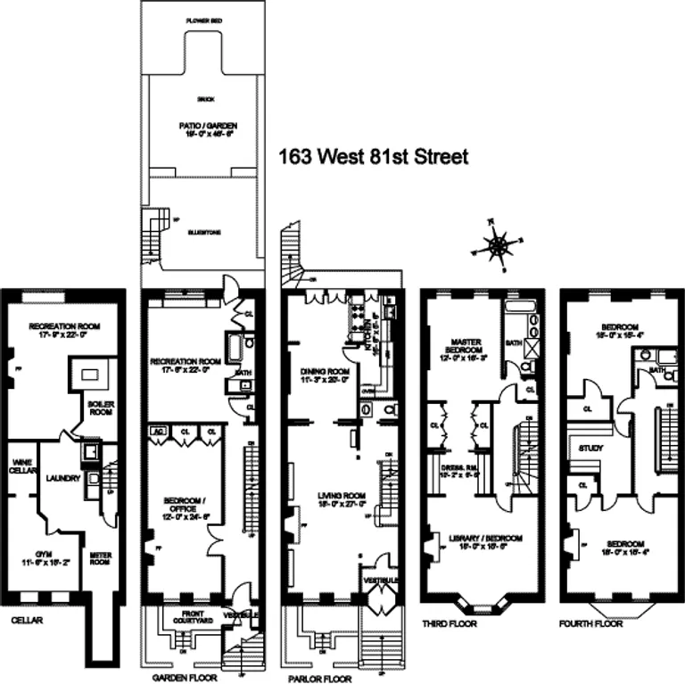 163 West 81st Street | floorplan | View 9