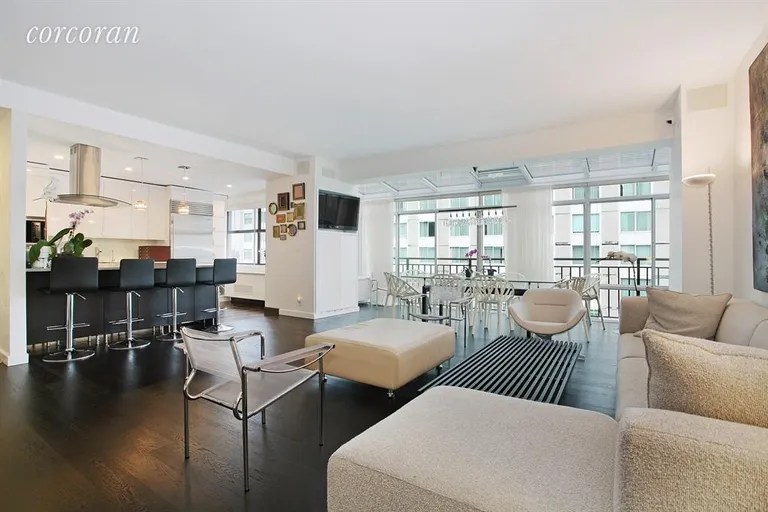 New York City Real Estate | View 112 West 56th Street, PHN | Living Room | View 2