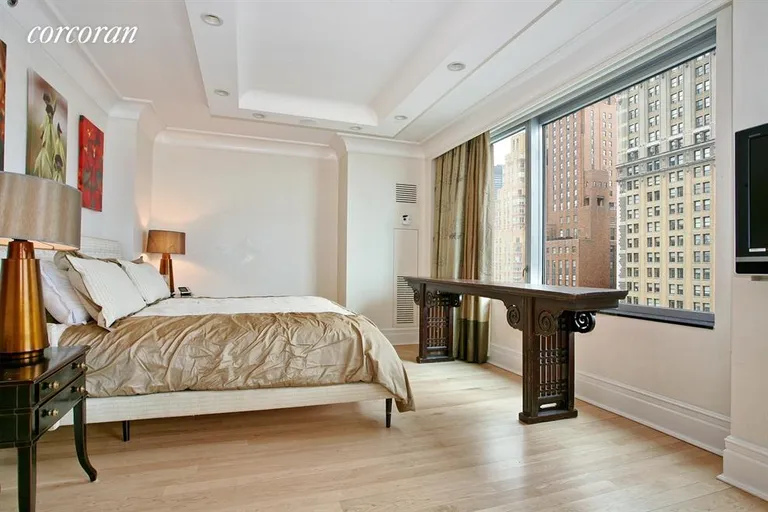 New York City Real Estate | View 10 West Street, 21E | Master Bedroom | View 8