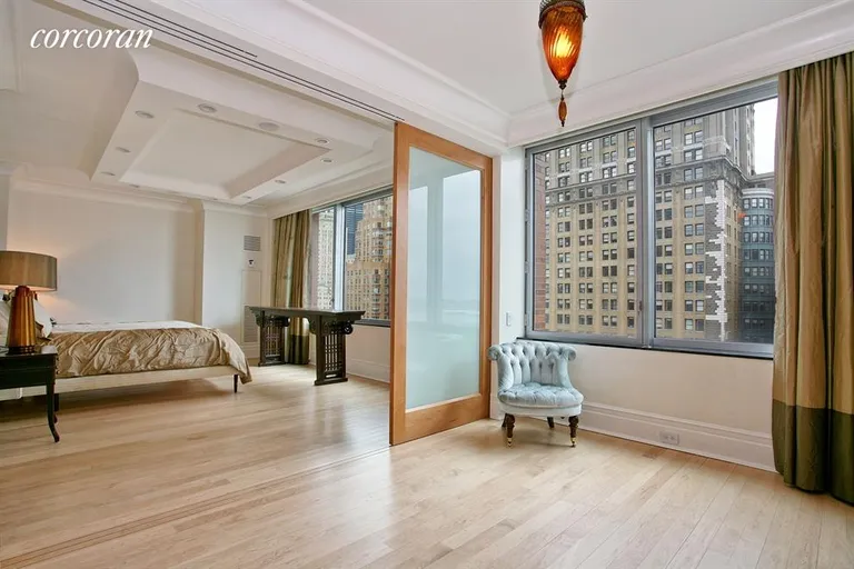 New York City Real Estate | View 10 West Street, 21E | Master Bedroom | View 9